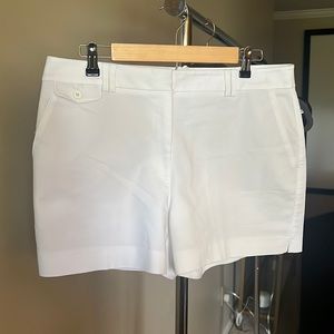 White House Black Market The 5” Short White Shorts